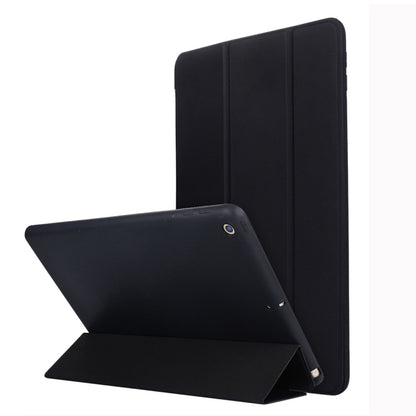 สำหรับ iPad 10.2 นิ้ว TPU เคสหนังพลิกแนวนอนพร้อมตัวยึดสามพับ, For iPad 10.2 2021 / 2020 / 2019