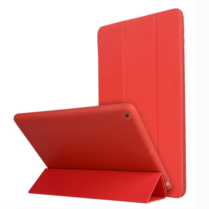 สำหรับ iPad 10.2 นิ้ว TPU เคสหนังพลิกแนวนอนพร้อมตัวยึดสามพับ, For iPad 10.2 2021 / 2020 / 2019