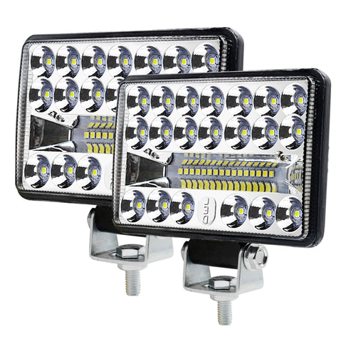 2 ชิ้น WUPP CS-1243A1 รถ 4 นิ้วสแควร์ 20LEDs เน้นแสงทำงานดัดแปลงสปอตไลท์, CS-1243A1