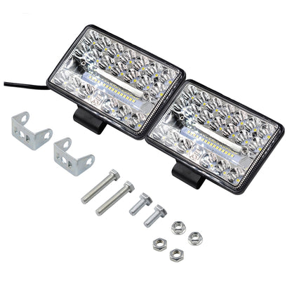 2 ชิ้น WUPP CS-1243A1 รถ 4 นิ้วสแควร์ 20LEDs เน้นแสงทำงานดัดแปลงสปอตไลท์, CS-1243A1