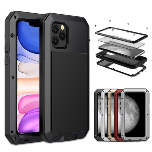 เคสป้องกันเกราะโลหะสามชั้น, For iPhone 11, For iPhone 11 Pro, For iPhone 11 Pro Max