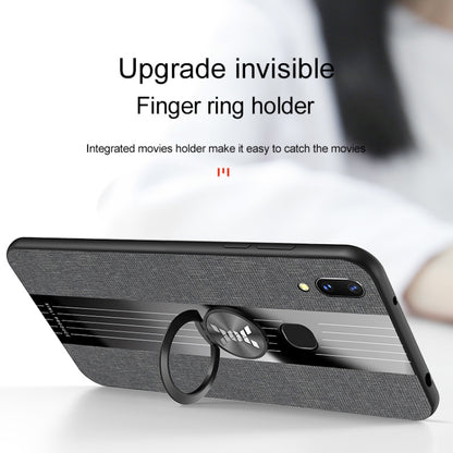 XINLI Stitching Cloth Texture เคส TPU กันกระแทกพร้อมตัวยึดแหวน, For Vivo X21i, For Vivo X27, For Vivo Y91, For Vivo Y95, For Vivo X23, For Vivo Y3 / Y17, For Vivo Y66, For Vivo Y71