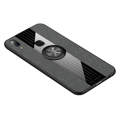 XINLI Stitching Cloth Texture เคส TPU กันกระแทกพร้อมตัวยึดแหวน, For Vivo X21i, For Vivo X27, For Vivo Y91, For Vivo Y95, For Vivo X23, For Vivo Y3 / Y17, For Vivo Y66, For Vivo Y71