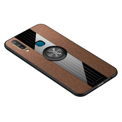 XINLI Stitching Cloth Texture เคส TPU กันกระแทกพร้อมตัวยึดแหวน, For Vivo X21i, For Vivo X27, For Vivo Y91, For Vivo Y95, For Vivo X23, For Vivo Y3 / Y17, For Vivo Y66, For Vivo Y71