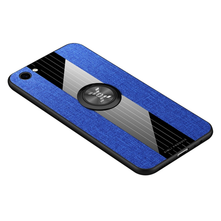 XINLI Stitching Cloth Texture เคส TPU กันกระแทกพร้อมตัวยึดแหวน, For Vivo X21i, For Vivo X27, For Vivo Y91, For Vivo Y95, For Vivo X23, For Vivo Y3 / Y17, For Vivo Y66, For Vivo Y71