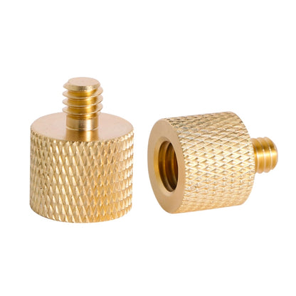 BEXIN LS083 2 PCS 1/4 นิ้วด้ายหญิงถึง 3/8 นิ้วสกรูแปลงชาย, LS083
