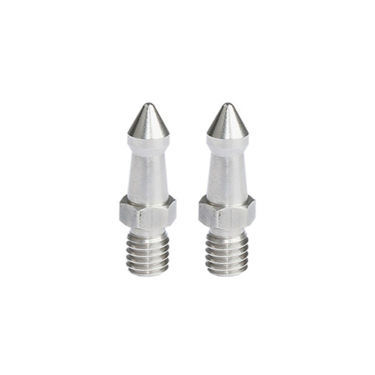 BEXIN LS006 2 ชิ้นสแตนเลส M8 นิ้วฟุตสกรูสำหรับ SLR ขาตั้งกล้อง, LS006