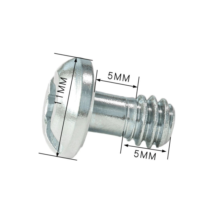 BEXIN LS085 2 ชิ้นจานด่วน 1/4 นิ้ว -20 นิ้วสกรูยึดอะแดปเตอร์, LS085