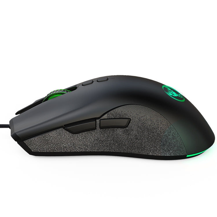 HXSJ A883 7 ปุ่ม 6400DPI RGB Light Mechanical Gaming เมาส์แบบมีสาย