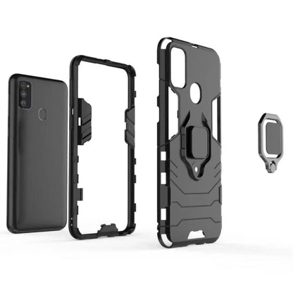 สำหรับ Galaxy M30s เคสกันกระแทก PC + TPU พร้อมตัวยึดแหวนแม่เหล็ก, For Galaxy M30s