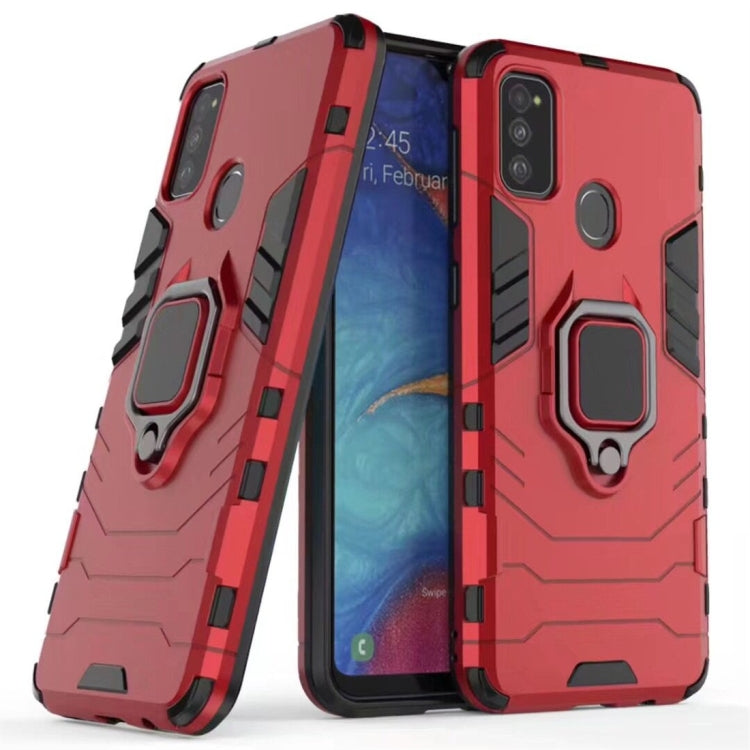 สำหรับ Galaxy M30s เคสกันกระแทก PC + TPU พร้อมตัวยึดแหวนแม่เหล็ก, For Galaxy M30s