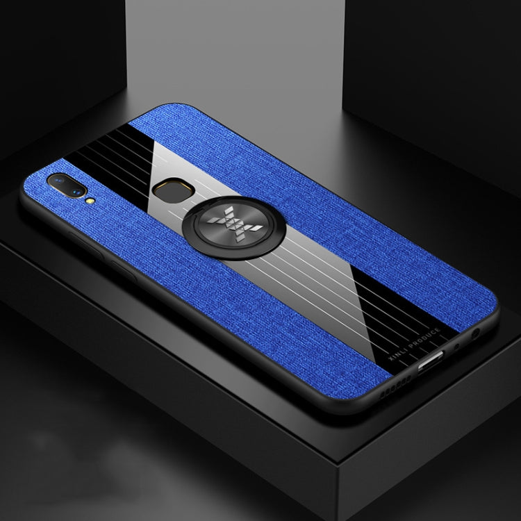 XINLI Stitching Cloth Texture เคส TPU กันกระแทกพร้อมตัวยึดแหวน, For Vivo Y67, For Vivo Y75 / V7, For Vivo Y85, For Vivo Y93, For Vivo Y97, For Vivo Z5X