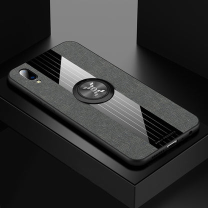 XINLI Stitching Cloth Texture เคส TPU กันกระแทกพร้อมตัวยึดแหวน, For Vivo Y67, For Vivo Y75 / V7, For Vivo Y85, For Vivo Y93, For Vivo Y97, For Vivo Z5X