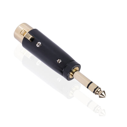 LZ1165G 6.35 มม.สเตอริโอชายไป XRL หญิงอะแดปเตอร์เสียงไมโครโฟนสเตอริโอลำโพง CONNECTOR, LZ1165G