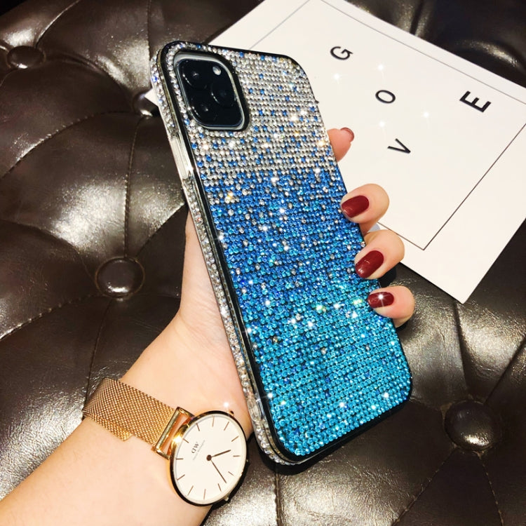 เคส PC + Crystal Diamond Tri-Color Gradient, For iPhone 11 Pro, For iPhone 11, For iPhone 11 Pro Max