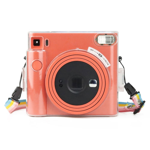 กระเป๋ากล้องคริสตัลใสพร้อมสายสะพายสำหรับ Fujifilm Instax Square SQ1, For Fujifilm Instax Square SQ1