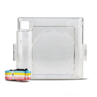 กระเป๋ากล้องคริสตัลใสพร้อมสายสะพายสำหรับ Fujifilm Instax Square SQ1, For Fujifilm Instax Square SQ1