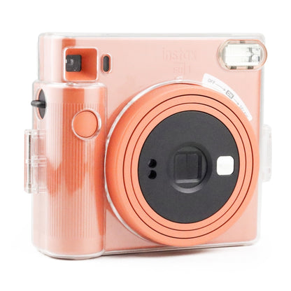 กระเป๋ากล้องคริสตัลใสพร้อมสายสะพายสำหรับ Fujifilm Instax Square SQ1, For Fujifilm Instax Square SQ1