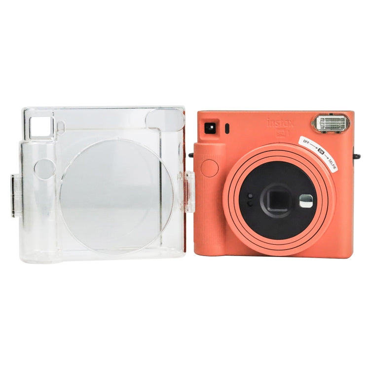 กระเป๋ากล้องคริสตัลใสพร้อมสายสะพายสำหรับ Fujifilm Instax Square SQ1, For Fujifilm Instax Square SQ1