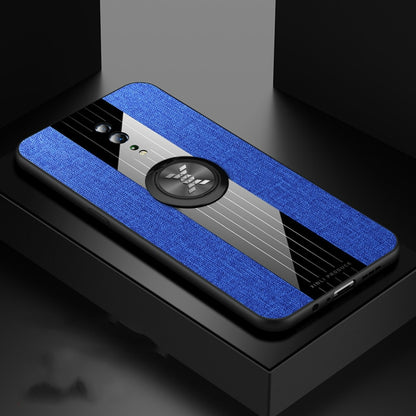 XINLI Stitching Cloth Texture เคส TPU กันกระแทกพร้อมตัวยึดแหวน, For OPPO Realme X / K3, For OPPO Realme X Lite, For OPPO Reno, For OPPO Reno 2, For OPPO Reno Z