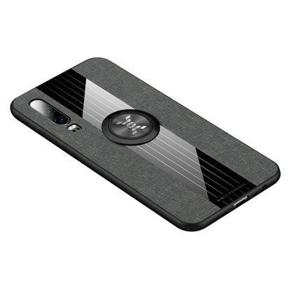 XINLI Stitching Cloth Texture เคส TPU กันกระแทกพร้อมตัวยึดแหวน, For Huawei P30, For Huawei P30 Lite, For Huawei P30 Pro