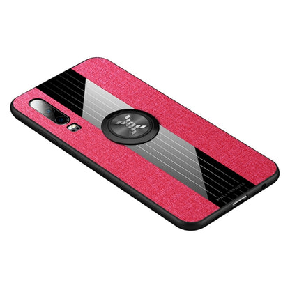 XINLI Stitching Cloth Texture เคส TPU กันกระแทกพร้อมตัวยึดแหวน, For Huawei P30, For Huawei P30 Lite, For Huawei P30 Pro