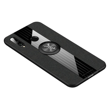 XINLI Stitching Cloth Texture เคส TPU กันกระแทกพร้อมตัวยึดแหวน, For Huawei P30, For Huawei P30 Lite, For Huawei P30 Pro