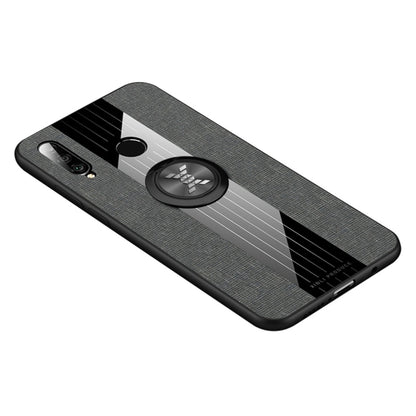 XINLI Stitching Cloth Texture เคส TPU กันกระแทกพร้อมตัวยึดแหวน, For Huawei P30, For Huawei P30 Lite, For Huawei P30 Pro