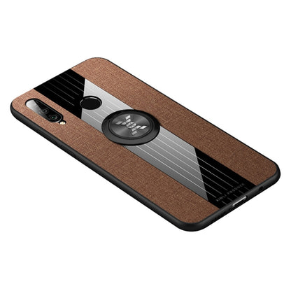 XINLI Stitching Cloth Texture เคส TPU กันกระแทกพร้อมตัวยึดแหวน, For Huawei P30, For Huawei P30 Lite, For Huawei P30 Pro