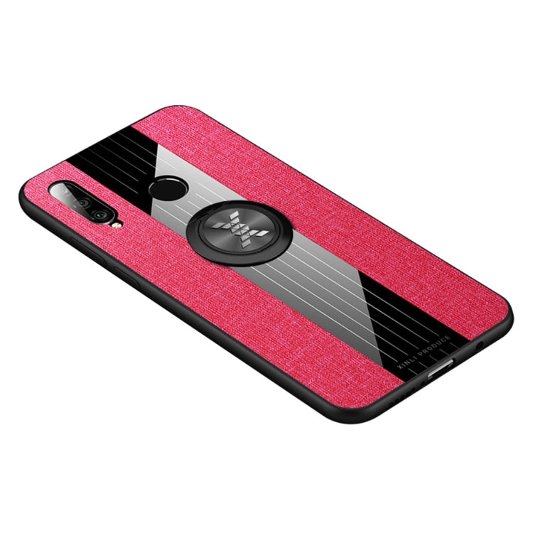 XINLI Stitching Cloth Texture เคส TPU กันกระแทกพร้อมตัวยึดแหวน, For Huawei P30, For Huawei P30 Lite, For Huawei P30 Pro