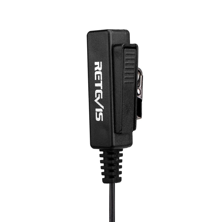 RETEVIS TK 2 ขายาวคลิป Air ท่องเที่ยว Covert Acoustic Tube หูฟังลำโพงไมโครโฟนสำหรับ H-777 / RT-5R / RT-5RV / RT-B6, TK Long Clip