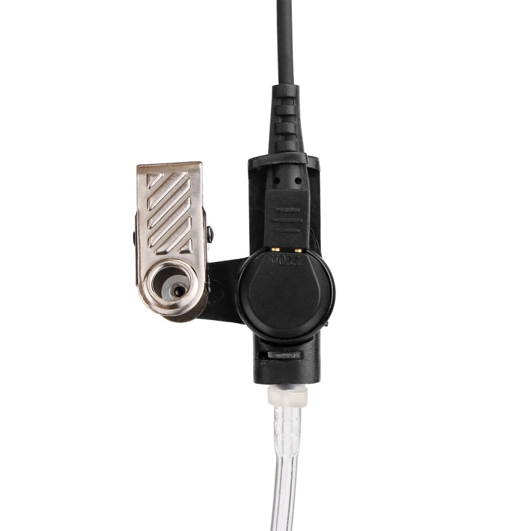 RETEVIS TK 2 ขายาวคลิป Air ท่องเที่ยว Covert Acoustic Tube หูฟังลำโพงไมโครโฟนสำหรับ H-777 / RT-5R / RT-5RV / RT-B6, TK Long Clip