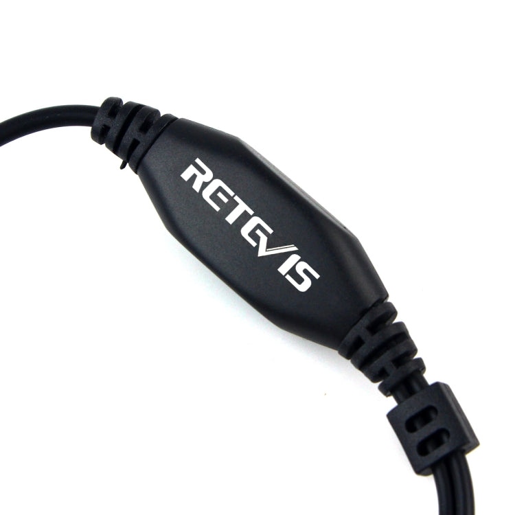 RETEVIS TK คอ PTT Covert Acoustic Tube หูฟังลำโพงไมโครโฟนสำหรับ H-777/RT-5R/RT-5RV/RT-B6, TK Throat