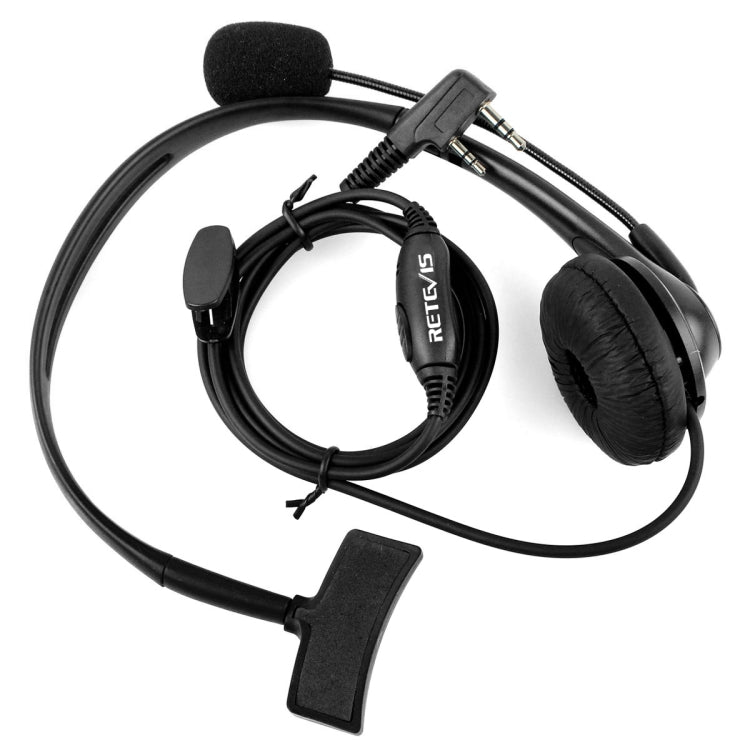 RETEVIS TK 2 พินหูฟัง PTT ไมโครโฟนสำหรับ H-777 / RT-5R / RT-5RV / RT-B6, TK
