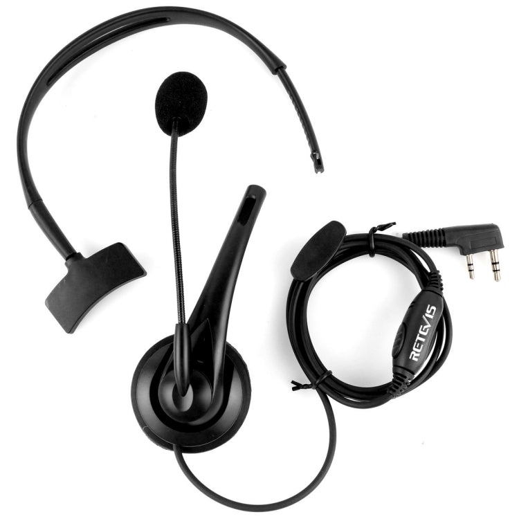 RETEVIS TK 2 พินหูฟัง PTT ไมโครโฟนสำหรับ H-777 / RT-5R / RT-5RV / RT-B6, TK