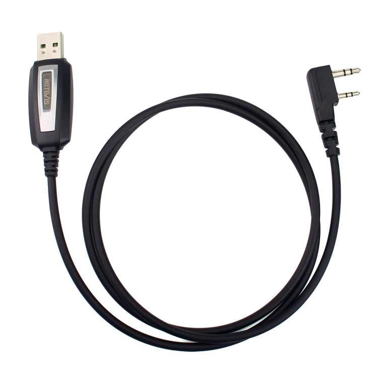 RETEVIS TK3107 2 Pin USB โปรแกรมการเขียนโปรแกรมสายเคเบิลอะแดปเตอร์เขียนสายความถี่, TK3107