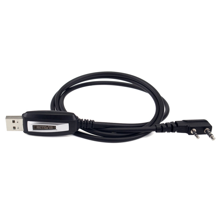 RETEVIS TK3107 2 Pin USB โปรแกรมการเขียนโปรแกรมสายเคเบิลอะแดปเตอร์เขียนสายความถี่, TK3107