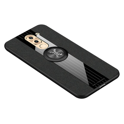 XINLI Stitching Cloth Texture เคส TPU กันกระแทกพร้อมตัวยึดแหวน, For Huawei Enjoy 8 Plus, For Huawei Enjoy 9, For Huawei Enjoy 9e, For Huawei Enjoy 9 Plus, For Huawei Enjoy 9s, For Huawei Maimang 5, For Huawei Maimang 6, For Huawei Mate 20 Lite / Maiman...
