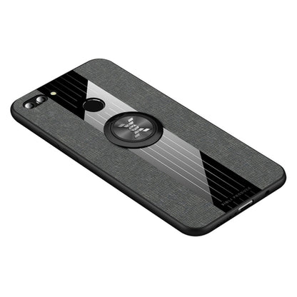 XINLI Stitching Cloth Texture เคส TPU กันกระแทกพร้อมตัวยึดแหวน, For Huawei Enjoy 8 Plus, For Huawei Enjoy 9, For Huawei Enjoy 9e, For Huawei Enjoy 9 Plus, For Huawei Enjoy 9s, For Huawei Maimang 5, For Huawei Maimang 6, For Huawei Mate 20 Lite / Maiman...