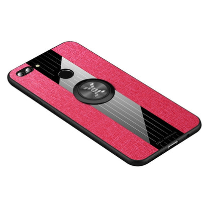 XINLI Stitching Cloth Texture เคส TPU กันกระแทกพร้อมตัวยึดแหวน, For Huawei Enjoy 8 Plus, For Huawei Enjoy 9, For Huawei Enjoy 9e, For Huawei Enjoy 9 Plus, For Huawei Enjoy 9s, For Huawei Maimang 5, For Huawei Maimang 6, For Huawei Mate 20 Lite / Maiman...