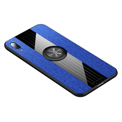 XINLI Stitching Cloth Texture เคส TPU กันกระแทกพร้อมตัวยึดแหวน, For Huawei Enjoy 8 Plus, For Huawei Enjoy 9, For Huawei Enjoy 9e, For Huawei Enjoy 9 Plus, For Huawei Enjoy 9s, For Huawei Maimang 5, For Huawei Maimang 6, For Huawei Mate 20 Lite / Maiman...