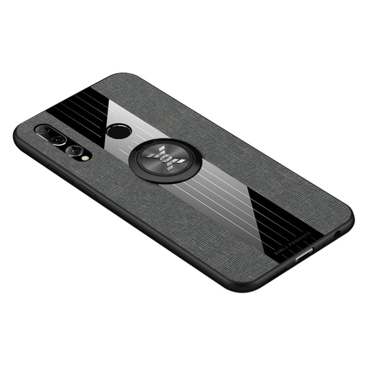 XINLI Stitching Cloth Texture เคส TPU กันกระแทกพร้อมตัวยึดแหวน, For Huawei Enjoy 8 Plus, For Huawei Enjoy 9, For Huawei Enjoy 9e, For Huawei Enjoy 9 Plus, For Huawei Enjoy 9s, For Huawei Maimang 5, For Huawei Maimang 6, For Huawei Mate 20 Lite / Maiman...