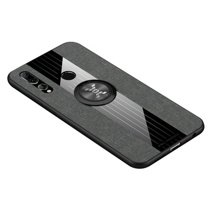 XINLI Stitching Cloth Texture เคส TPU กันกระแทกพร้อมตัวยึดแหวน, For Huawei Enjoy 8 Plus, For Huawei Enjoy 9, For Huawei Enjoy 9e, For Huawei Enjoy 9 Plus, For Huawei Enjoy 9s, For Huawei Maimang 5, For Huawei Maimang 6, For Huawei Mate 20 Lite / Maiman...