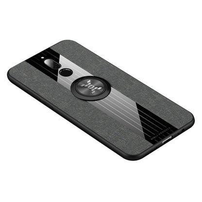 XINLI Stitching Cloth Texture เคส TPU กันกระแทกพร้อมตัวยึดแหวน, For Huawei Enjoy 8 Plus, For Huawei Enjoy 9, For Huawei Enjoy 9e, For Huawei Enjoy 9 Plus, For Huawei Enjoy 9s, For Huawei Maimang 5, For Huawei Maimang 6, For Huawei Mate 20 Lite / Maiman...