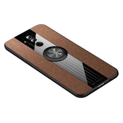 XINLI Stitching Cloth Texture เคส TPU กันกระแทกพร้อมตัวยึดแหวน, For Huawei Enjoy 8 Plus, For Huawei Enjoy 9, For Huawei Enjoy 9e, For Huawei Enjoy 9 Plus, For Huawei Enjoy 9s, For Huawei Maimang 5, For Huawei Maimang 6, For Huawei Mate 20 Lite / Maiman...