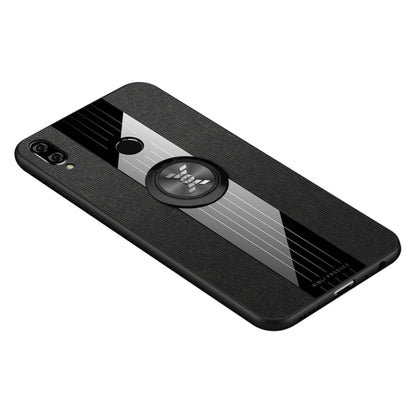 XINLI Stitching Cloth Texture เคส TPU กันกระแทกพร้อมตัวยึดแหวน, For Huawei Honor Play, For Huawei Honor View 10, For Huawei Honor View 20