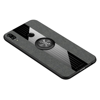 XINLI Stitching Cloth Texture เคส TPU กันกระแทกพร้อมตัวยึดแหวน, For Huawei Honor Play, For Huawei Honor View 10, For Huawei Honor View 20