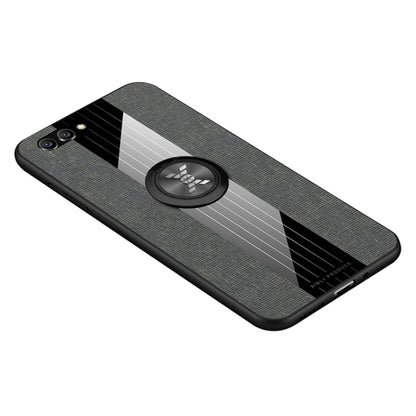 XINLI Stitching Cloth Texture เคส TPU กันกระแทกพร้อมตัวยึดแหวน, For Huawei Honor Play, For Huawei Honor View 10, For Huawei Honor View 20