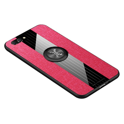 XINLI Stitching Cloth Texture เคส TPU กันกระแทกพร้อมตัวยึดแหวน, For Huawei Honor Play, For Huawei Honor View 10, For Huawei Honor View 20