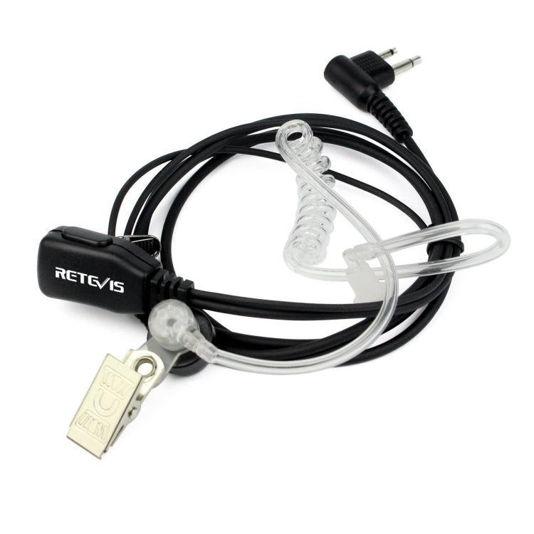 RETEVIS C9025 M 2 Pin PTT Air guide ลดเสียงรบกวน Covert Acoustic Tube หูฟัง ไมโครโฟน, C9025